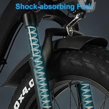 Suspension bike electric narrak fat tire